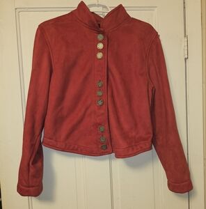 Vintage Country Clothing Cheyenne Collection Suede Jaceket like new XL Red